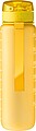 RPET drinking bottle (1000 ml) Brinley, yellow
