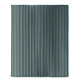 RPET fleece striped blanket