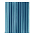 RPET fleece striped blanket