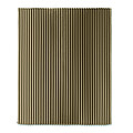 RPET fleece striped blanket