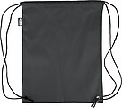 rPET polyester (210D) drawstring backpack, black