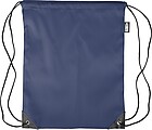 rPET polyester (210D) drawstring backpack, blue