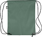 rPET polyester (210D) drawstring backpack, green