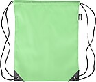rPET polyester (210D) drawstring backpack, light green