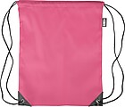 rPET polyester (210D) drawstring backpack, pink
