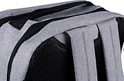 rPET polyester (300D) backpack Mallory, light grey