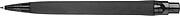 Rubberized ball pen, black
