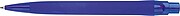 Rubberized ball pen, blue
