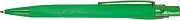 Rubberized ball pen, green