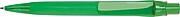 Rubberized ball pen, green