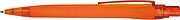 Rubberized ball pen, orange