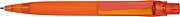 Rubberized ball pen, orange
