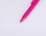 Rubberized ball pen, pink