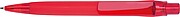 Rubberized ball pen, red
