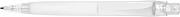 Rubberized ball pen, white