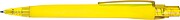 Rubberized ball pen, yellow
