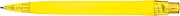 Rubberized ball pen, yellow