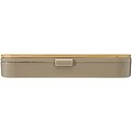 Runa cutlery set with bamboo lid, dark sand