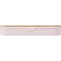 Runa cutlery set with bamboo lid, light pink