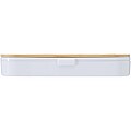 Runa cutlery set with bamboo lid, white