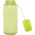 Ryder 900 ml RCS certified RPET sport bottle with multi-function lid, lime