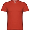 Samoyedo short sleeve mens v-neck t-shirt