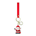 Santa keyring bag charm