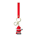 Santa keyring bag charm