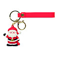 Santa keyring bag charm