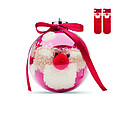 Santa socks in bauble ornament