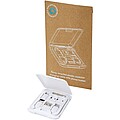 Savvy recycled plastic modular charging cable with phone holder
