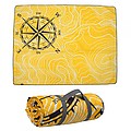 SCHWARZWOLF ALVERNIA foldable picnic blanket, yellow