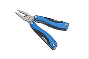 SCHWARZWOLF ARMADOR NEW 15-in-1 multitool, blue