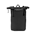 SCHWARZWOLF PEKTUSAN Practical rolltop backpack, black