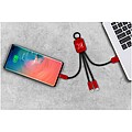 SCX.design C15 quatro light-up cable, mid red