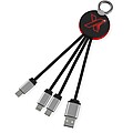 SCX.design C16 ring light-up cable, red