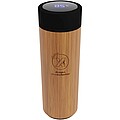 SCX.design D11 500 ml bamboo smart bottle, wood