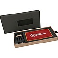 SCX.design P36 5000 mAh light-up wireless power bank, mid red