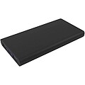 SCX.design P40 10.000 mAh light-up wireless rubber power bank, solid black