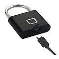 SCX.design T11 smart fingerprint padlock, solid black