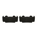 Set of 2 sports knee support, black