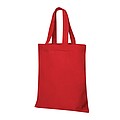Shopper made of cotton twill, red