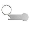 Shopping trolley releaser, silver