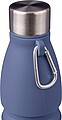 Silicone foldable drinking bottle 550 ml Erin, blue