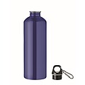 Single wall bottle 1000ml, blue