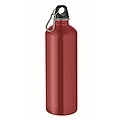 Single wall bottle 1000ml, red