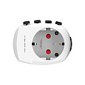 SKROSS Pro 3-Pole World Travel Adapter, white