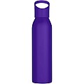 Sky 650 ml RCS recycled single wall stainless steel water bottle, medium purple