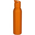 Sky 650 ml RCS recycled single wall stainless steel water bottle, orange