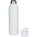 Sky 650 ml RCS recycled single wall stainless steel water bottle, white